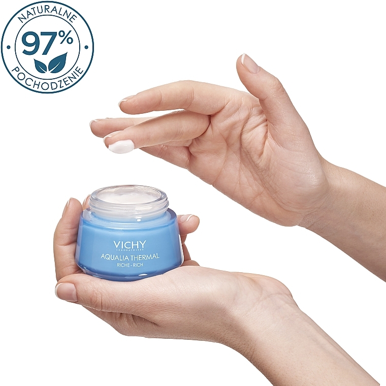 PRZECENA! Bogaty krem nawilżający na dzień Kwas hialuronowy - Vichy Aqualia Thermal Rich Cream * — Zdjęcie N2