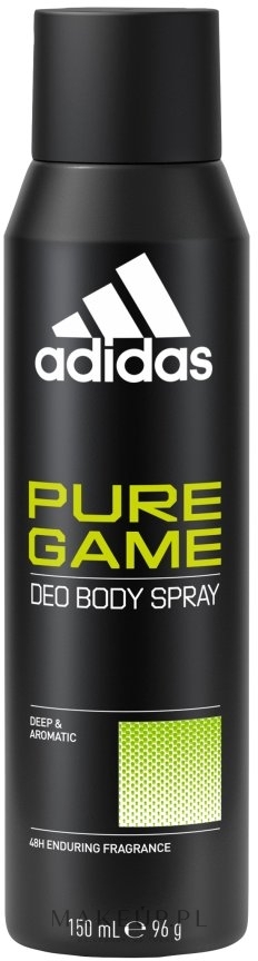 Adidas Pure Game Deo Body Spray 48H - Dezodorant — Zdjęcie 150 ml