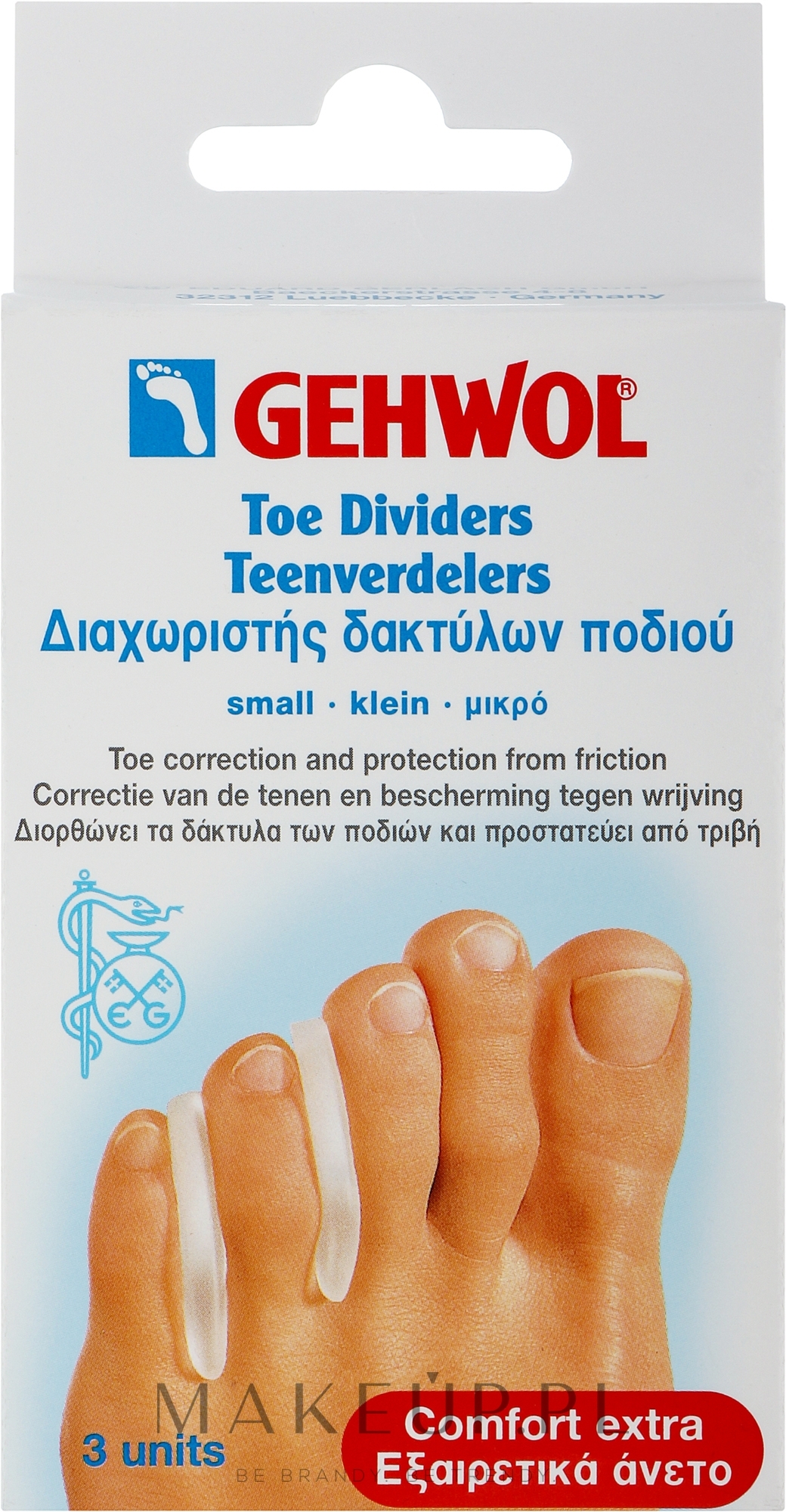 Rozdzielacz do palców stopy (mały) - Gehwol — Zdjęcie 3 szt.