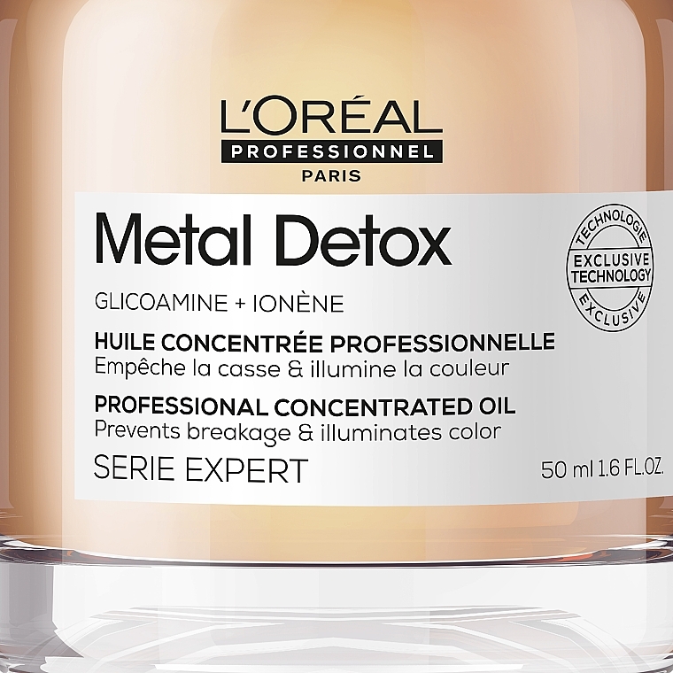 Skoncentrowany olejek do włosów - L'Oréal Professionnel Serie Expert Metal Detox Oil — Zdjęcie N2
