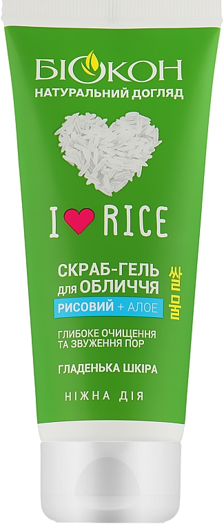 Peeling-żel do twarzy I Love Rice - Biokon