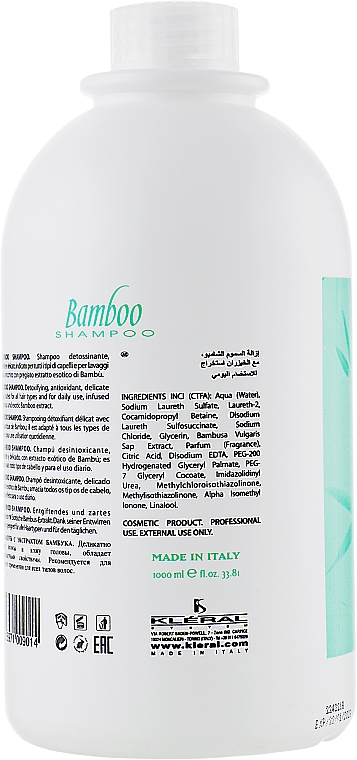 Szampon z ekstraktem z bambusa - Kleral System Bamboo Shampoo — Zdjęcie N2