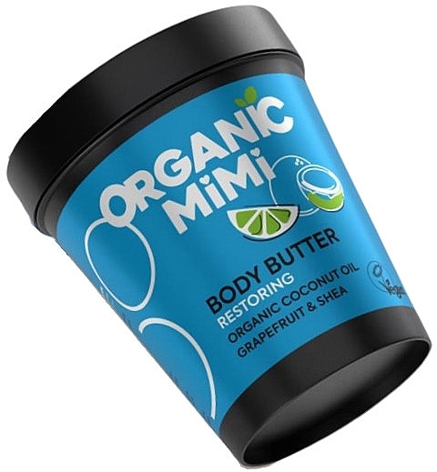 Rewitalizujące masło do ciała Kokos i Grejpfrut - Organic Mimi Body Butter Restoring Coconut & Grapefruit — Zdjęcie N1