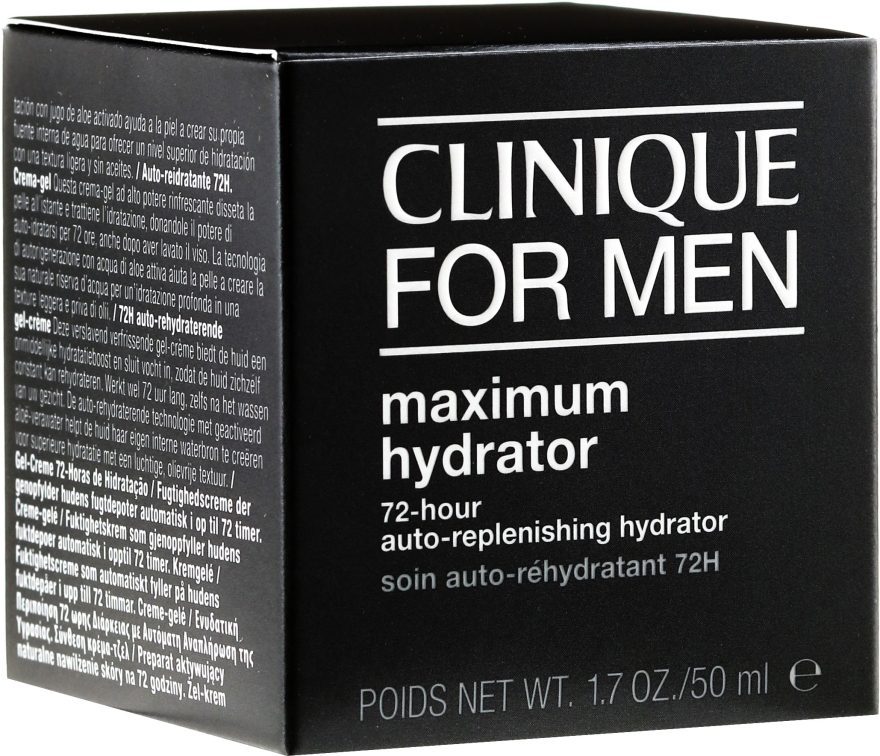 Nawilżający krem do twarzy dla mężczyzn - Clinique For Men Maximum Hydrator 72-hour Auto-Replenishing  — Zdjęcie N2
