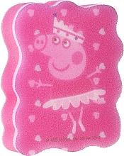 Gąbka do kąpieli dla dzieci Peppa-balerina, różowa - Suavipiel Peppa Pig Bath Sponge — Zdjęcie N1