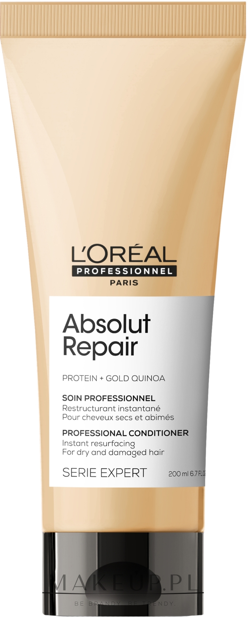 Odżywka do włosów zniszczonych - L'Oreal Professionnel Serie Expert Absolut Repair Gold Quinoa +Protein Conditioner — Zdjęcie 200 ml NEW