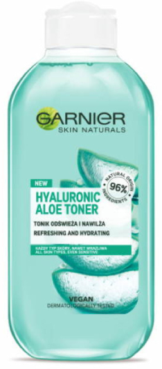 Nawilżający tonik z aloesem - Garnier Skin Naturals Hyaluronic Aloe Toner — Zdjęcie N1
