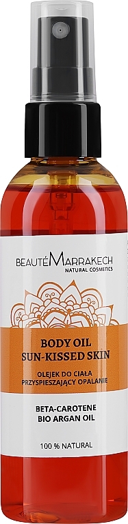 Naturalny olejek do opalania - Beaute Marrakech — Zdjęcie N1
