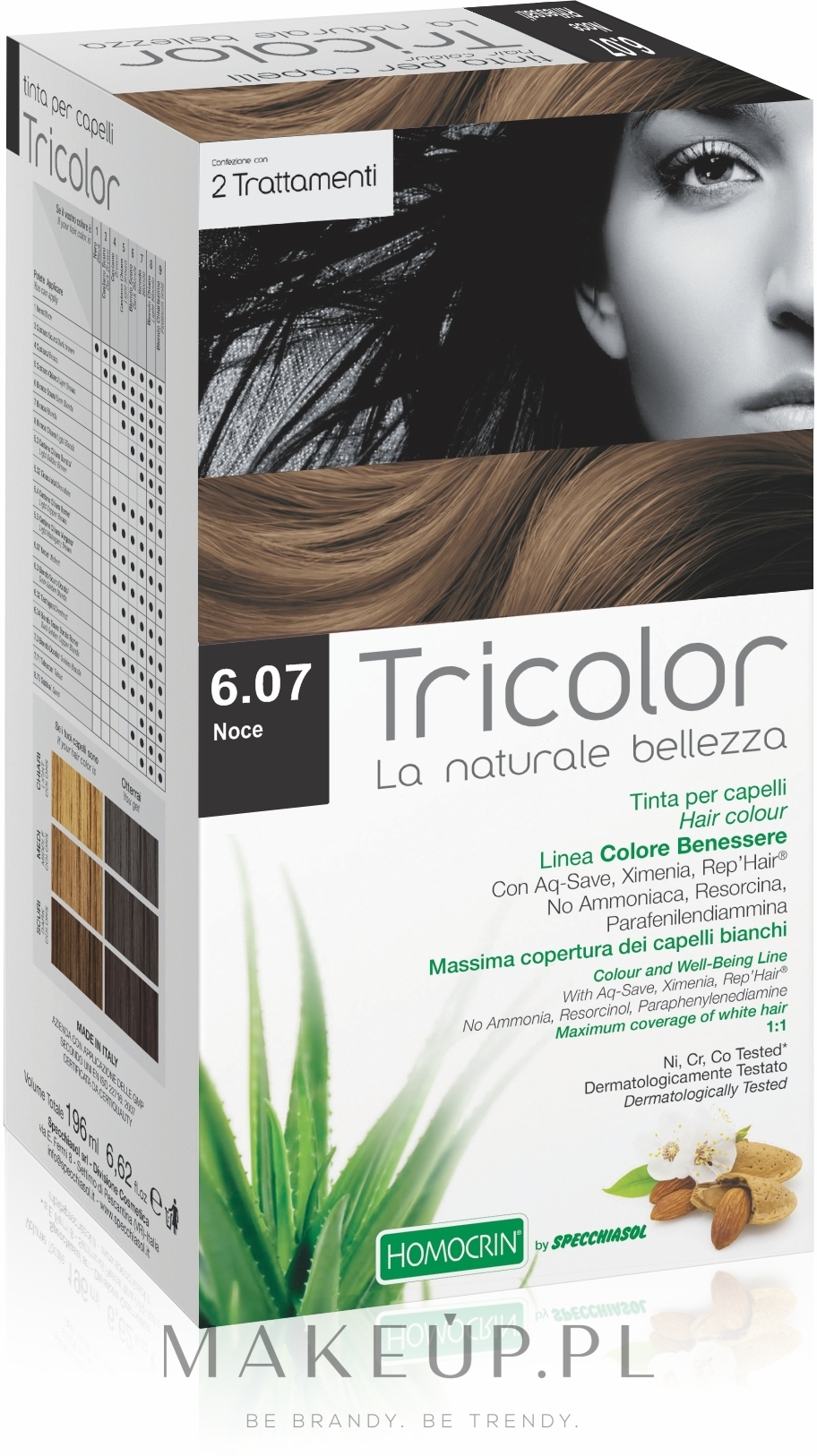 Farba do włosów - Specchiasol Tricolor  — Zdjęcie 6/07