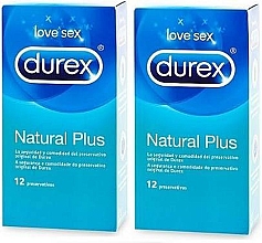 Prezerwatywy, 24 szt - Durex Love Sex Natural Plus — Zdjęcie N1