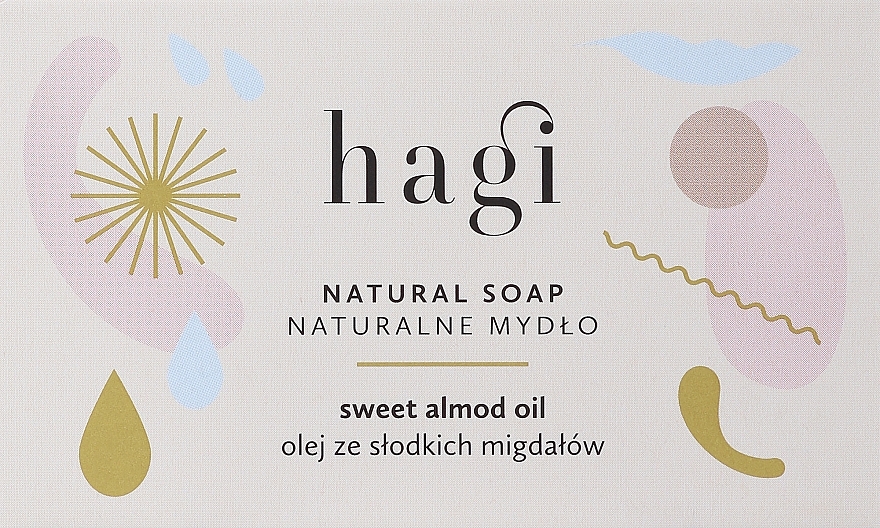 Naturalne mydło z olejem migdałowym - Hagi Woda — Zdjęcie N2