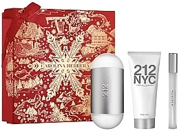 Carolina Herrera 212 For Women - Zestaw (edt/100ml + b/lot/100ml+edt/10ml) — Zdjęcie N1