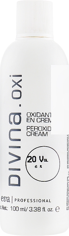 Krem utleniający do włosów 12% - Eva Professional Evyoxin cream 20 v? / 6% — Zdjęcie N2
