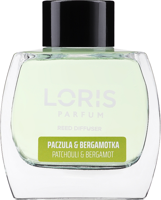 Dyfuzor zapachowy Paczula i bergamotka - Loris Parfum Patchouli & Bergamot Reed Diffuser — Zdjęcie N3