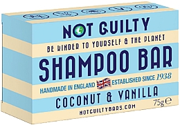 Kup Szampon do włosów w kostce z kokosem i wanilią - Not Guilty Shampoo Bar Coconut & Vanilla