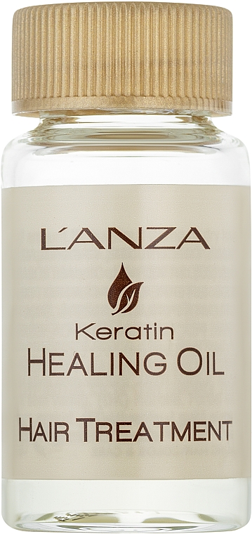 Keratynowy eliksir do włosów zniszczonych - L'anza Keratin Healing Oil Treatmen (miniprodukt) — Zdjęcie N1