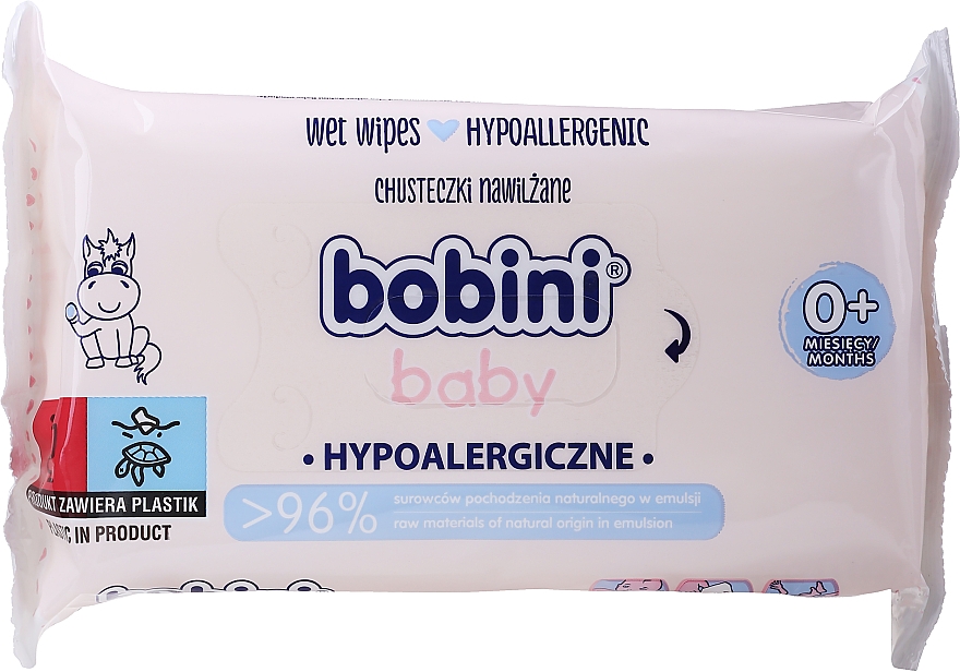 Chusteczki nawilżane dla dzieci - Bobini Baby Care Wipes — Zdjęcie N1