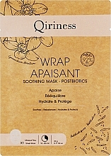 Kojąca maseczka z probiotykami do twarzy - Qiriness Wrap Apaisant Soothing Mask-Postbiotics — Zdjęcie N1