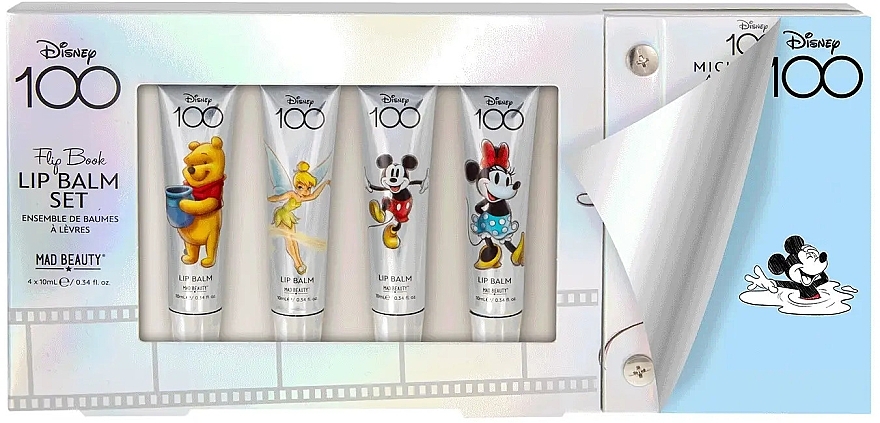 Zestaw balsamów do ust - Mad Beauty Disney 100 Mickey Mouse Lip Balm Set — Zdjęcie N2