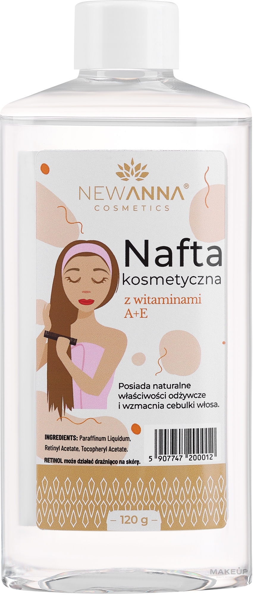 Odżywka do włosów Nafta z witaminami A + E - New Anna Cosmetics — Zdjęcie 120 g