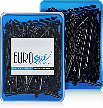 Spinki do włosów 70 mm, 150 szt., 01612/50, czarne - Eurostil — Zdjęcie N1