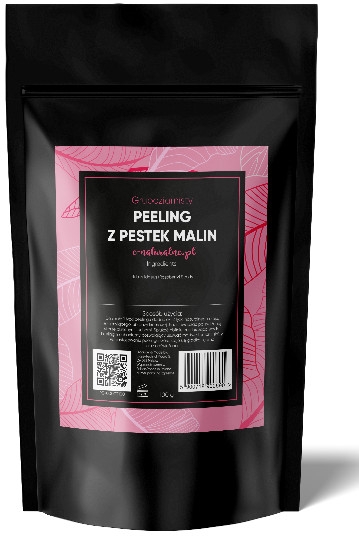 Peeling gruboziarnisty z pestek malin - E-naturalne Peeling — Zdjęcie N1