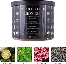 Świeca zapachowa - Perry Ellis Midnight Fine Fragrance Candle — Zdjęcie N3