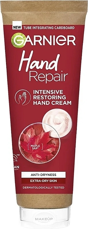 Rewitalizujący krem do rąk - Garnier Hand Repair Intensive Restoring Hand Cream — Zdjęcie N1