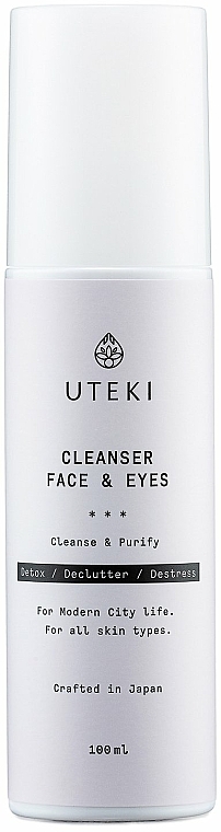 Płyn oczyszczający do twarzy i oczu - Uteki Cleanser Face & Eyes — Zdjęcie N2