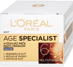 Kup Multiwitaminowy krem przeciwzmarszczkowy do twarzy na noc 65+ - L'Oreal Paris Age Specialist 65+ Anti Wrinkle Night Cream