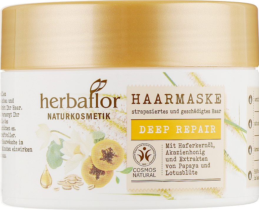 Głęboko odżywcza maska do włosów - Herbaflor Deep Repair Hair Mask — Zdjęcie N1