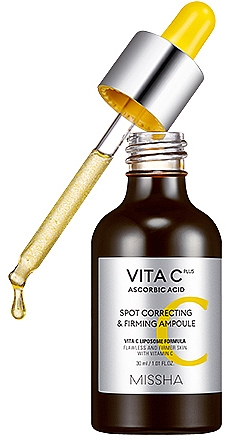 Serum z witaminą C - Missha Vita C Plus Spot Correcting & Firming Ampoule — Zdjęcie N1