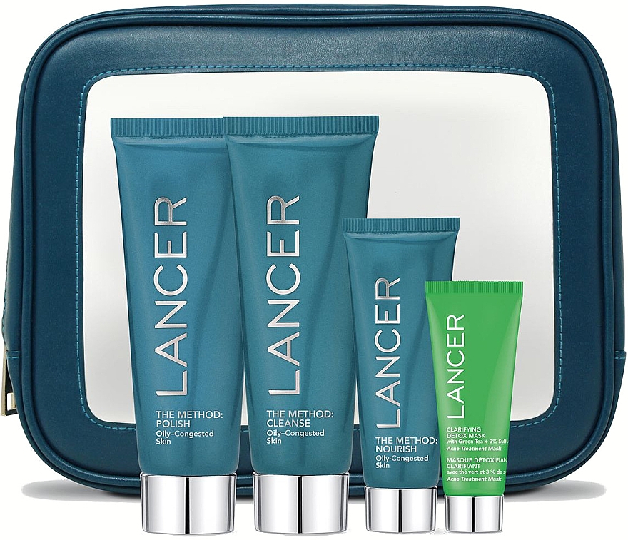 Zestaw, 5 produktów - Lancer The Method Intro Kit Oily-Congested Skin — Zdjęcie N1