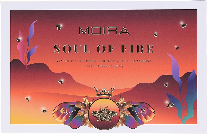 Paleta cieni do powiek - Moira Soul of Fire Shadow Palette — Zdjęcie N2