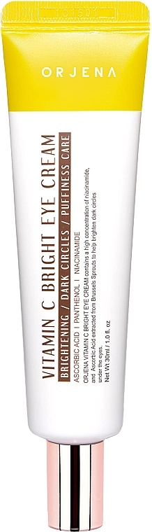 Krem pod oczy z witaminą C - Orjena Eye Cream Vitamin C Bright — Zdjęcie N1