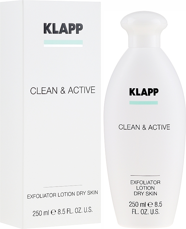 PRZECENA! Peelingujący lotion do suchej skóry ciała - Klapp Clean & Active Exfoliator Dry Skin * — Zdjęcie N1