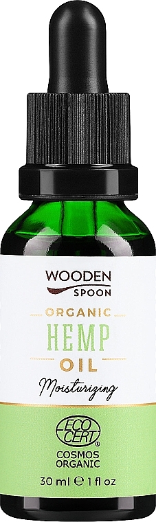 Olej konopny - Wooden Spoon Organic Hemp Oil — Zdjęcie N1