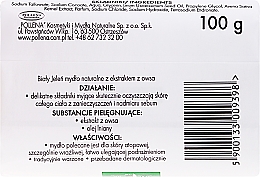 Hipoalergiczne mydło naturalne Owies i len - Biały Jeleń — Zdjęcie N2
