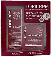 Zestaw - Topicrem AH Primavia-8 & Theavit (f/cr 50 ml + serum 30 ml) — Zdjęcie N1