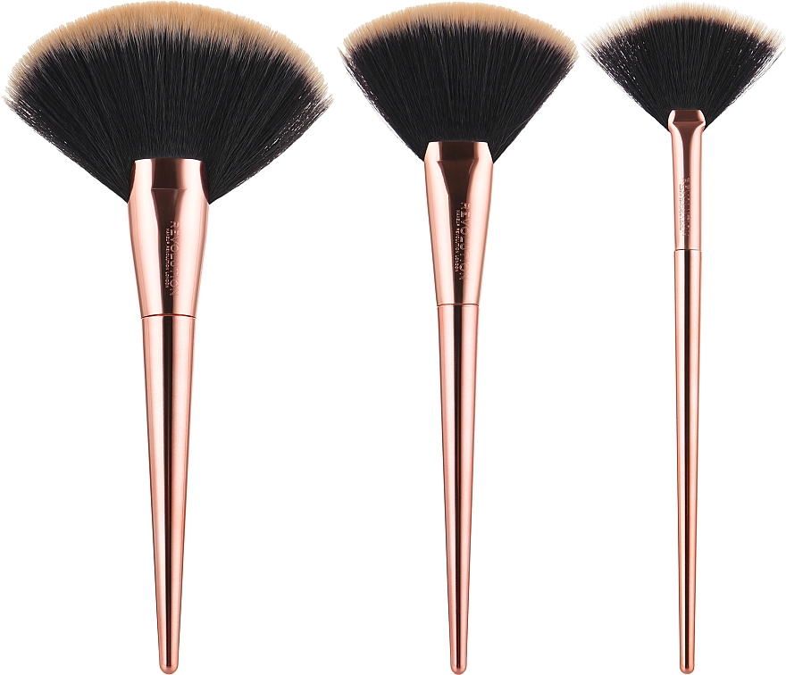 Zestaw pędzli do makijażu - Makeup Revolution Highlight & Finish Brush Set — Zdjęcie N2