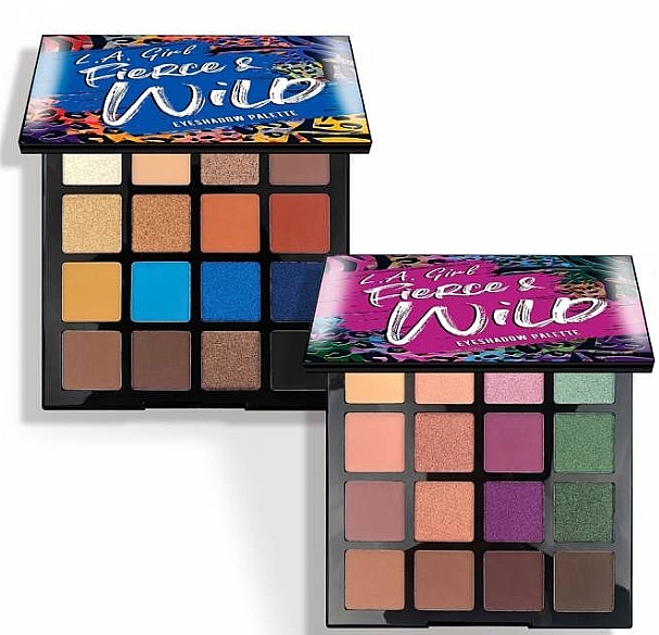 Paleta cieni do powiek - L.A. Girl Fierce & Wild Eyeshadow Palette — Zdjęcie N3