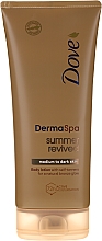 Mleczko do ciała z samoopalaczem Średnia i ciemna karnacja - Dove Derma Spa Summer Revived Medium To Dark Skin Body Lotion — Zdjęcie N3
