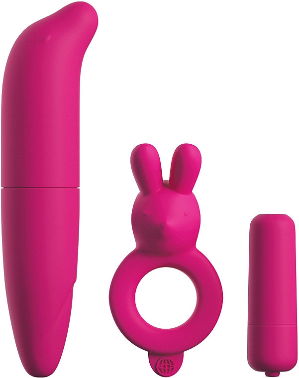 Zestaw wibracyjny dla par, różowy - Classix Couples Vibrating Starter Kit Pink — Zdjęcie N2