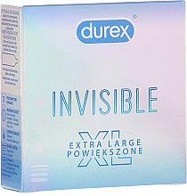 Prezerwatywy ultracienkie XL, 3szt. - Durex Invisible Extra Large XL — Zdjęcie N1