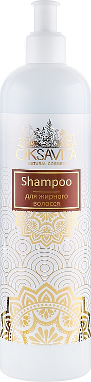 Szampon makadamia do włosów przetłuszczających się - Oksavita Shampoo — Zdjęcie N1