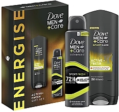 Kup Zestaw - Dove Energise Set (sh/gel/250ml + deo/spray/150ml)