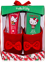 Kup Zestaw prezentowy - Accentra Hello Kitty Happy Christmas (f/lot/100ml + f/salt/100g + slippers)