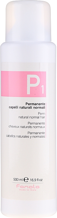 Trwała ondulacja do naturalnych włosów normalnych - Fanola Perm For Natural Normal Hair — Zdjęcie N1