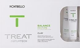 Zestaw - Montibello Treat Naturtech Balance Restore Clay (serum/10x20ml) — Zdjęcie N1