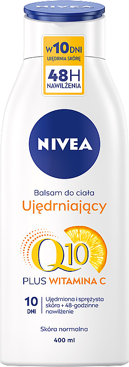 Ujędrniający balsam z witaminą C do skóry normalnej - NIVEA Q10 PLUS Body Lotion